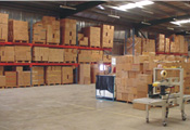 Warehouse and packing area