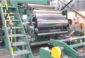 Coating and rewinding machinery